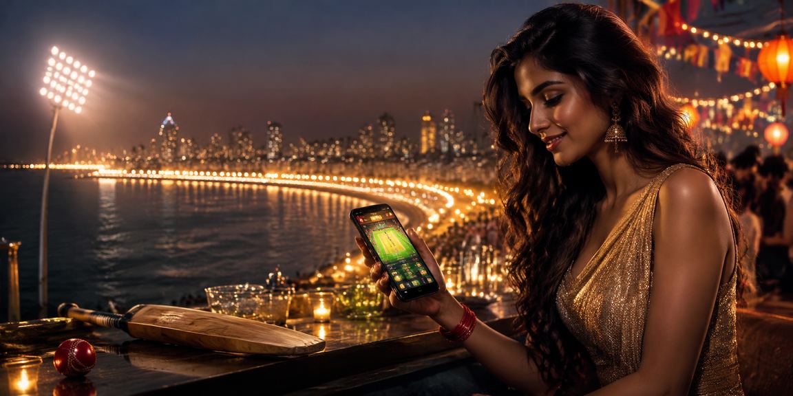 Luxury casino night scene at Mumbai Marine Drive with VIP service