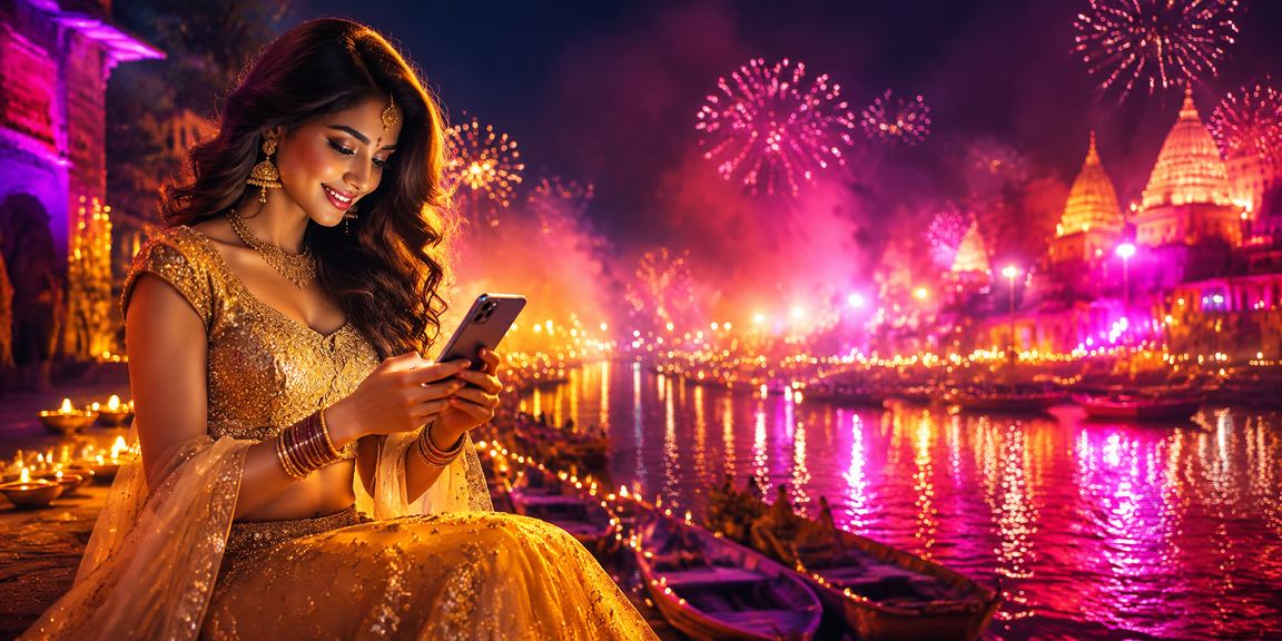 VIP player enjoying premium gaming and service in Varanasi cultural setting
